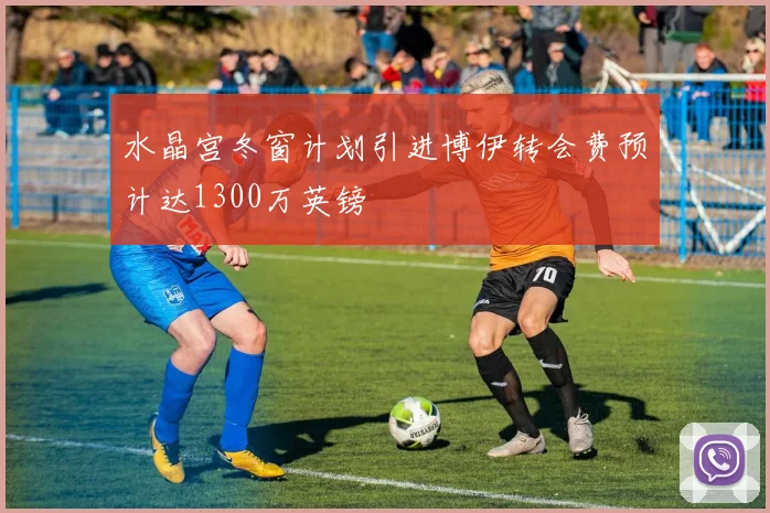 水晶宫冬窗计划引进博伊转会费预计达1300万英镑